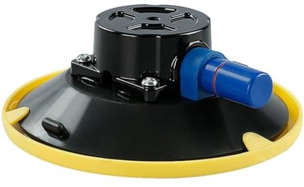 Ventosa de succión de 10 mm, base de ventosa de goma de nitrilo, se puede instalar en coches, barcos, caravanas y muchos otros vehículos, color negro y amarillo