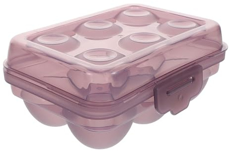 Angoily Boîte à Œufs Transparente Compartiments Pour Réfrigérateur Camping Voyage Et Pique-