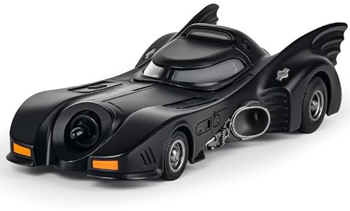 Increfunhome 1:18 Scale Die-Cast Model Car, Zinc Alloy Body, Lights and Sound Effect (Engine Roaring), Openable Cockpit, Black (1989 Edition 1:18)