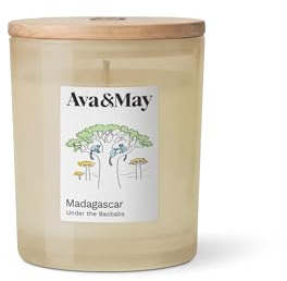 Ava&May Madagascar Duftkerze 220g Bergamotte, Kokosnuss, Vanille, warm-fruchtig vegan