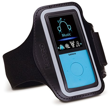 Lenco Mp3-player Podo-153, Schrittzählerfunktion und 4 GB interner Speicher Inklusive Kopfhörer