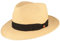 Mayser Original Panama Hut Stroh-Hut Sommer-Hut aus Ecuador Traditionell Handgeflochten UV-Schutz Wasserabweisend Bruchschutz Bogart 56 Weiß