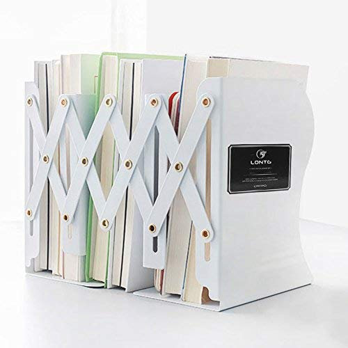 Buchstütze Metall Schreibtisch Stehsammler Büro Studenten faltbar rutschfest Bücher Magazin Zeitschrift Zeitung Halter Ständer Regal Bücher Halter Buchständer für Bibliothek Schule Office Home