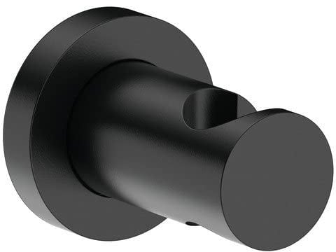 Duravit Brausehalter, runde Rosette Schwarz Matt, UV0620006046