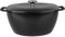 SITRAM 712600, Cocotte PRISME 4.5L carrée en fonte émaillée, 24x24cm, noire, tous feux y compris l'induction