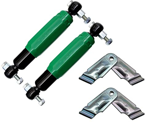 2er Set Original Alko Achsstoßdämpfer Octagon Plus Grün Stoßdämpfer 900/1600 kg Anhänger Alko mit Haltern 244084 244.084 244 084