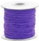 Sadingo lila Gummiband, 90 Meter, 1mm, Perlenschnur, Elastische, runde Schnur, Gummischnur für Armbänder Schmuck DIY