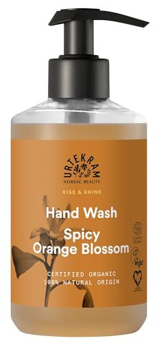 Urtekram Handseife - Alle Hauttypen - Spicy Orange Blossom, Vegan, Biologisch, Natürlichen Ursprungs, 300 ml