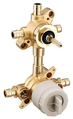 Moen U232CXS M-CORE Mixing Valve with 2 or 3 Function Integrated Transfer Valve with Cold Expansion PEX Connections and Stops