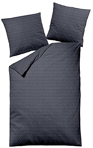 Dormisette Edelbiber Bettwäsche 2 teilig Bettbezug 155 x 220 cm Kopfkissenbezug 80 x 80 cm 1034-52 1034 Jacquard Flanell Mehrfarbig