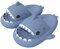 ChayChax Shark Sildes Slippers Damen Herren Kinder Hai Badelatschen Sommer Hausschuhe Badeschlappen rutschfeste Dusch Badeschuhe Strand Sandalen, Blau,36/37 EU
