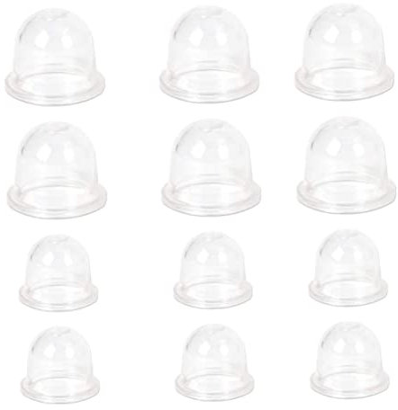Bulbo del primer per falciatrice, lampadina universale per spurgo dell'aria di rasaerba, accessori per tosaerba, del ventilatore a trimmer di erba 19 mm e 22 mm 12 pezzi
