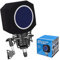 Professional Microphone Isolation Ball, Sound-Absorbing Microphone Isolation Shield with Pop Filter, Reflection Reduction Mic Isolation Ball Fit for Portable Vocal Booth, Recording Booth