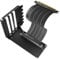 Antec Support vertical pour GPU, câble élévateur PCIE 4.0, port d'extension flexible haute vitesse 90 degrés 200 mm, noir (support vertical GPU uniquement compatible avec fente d'extension PCIE
