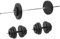 vidaXL Langhantel und Kurzhantel mit Gewichten 60 kg, Langhantel Set, Hantelscheiben Set, Langhantelstange, Fitness Trainingsgerät