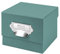 Rössler Papier 1325452380 - S.O.H.O. Fotobox Aufbewahrungsbox, Opal, 167 x 125 x 152 mm, mit beschriftbaren Einsteckschild, 1 Stück, Karteikasten DIN A6