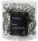 Kaemingk Christbaumschmuck Zapfen Glas 6cm x 12 Stück Weihnachtskugeln Christbaumkugeln Marmorgrau marmor grau - Silbergrau - Silber