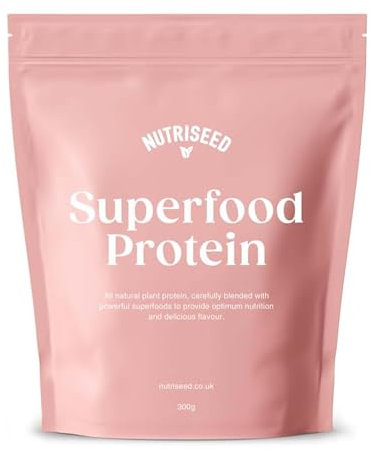 Nutriseed Superfood Protein Powder (300g) - 14g of Protein Per Serving, Pea Protein Powder Combined with 5 Earth Grown Superfoods, Meal Replacement, Plant-Based | 30 Servings