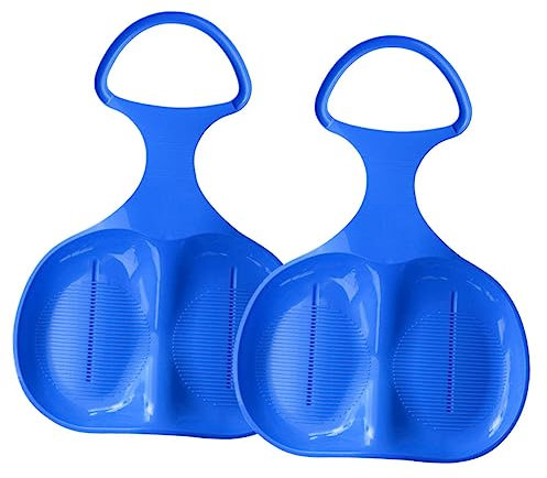 Holibanna 2pièces Ski pour Garçon Fille Planche De Glisse sur Herbe Et Compacte avec Poignée Antidérapante Et Siège Stable