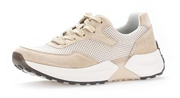 Gabor Damen Low-Top Sneaker, Frauen Halbschuhe,Wechselfußbett,Plateausohle,straßenschuhe,Strassenschuhe,Sportschuhe,Oak,39 EU / 6 UK