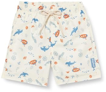 Playshoes Badeshorts Jungen Beach-Short Badehose Schwimmhose Badebekleidung, Meeresfreunde, 122/128