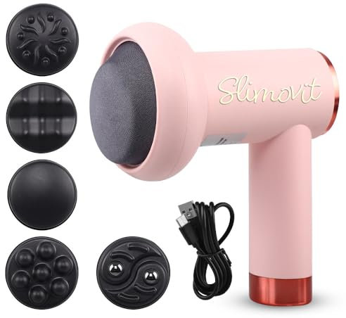Masajeador anticelulítico eléctrico | Elimina la celulitis | Aparato de masaje y relajación | Kit completo para afeitar la silueta, la piel | Aparato profesional sin filtro más ligero y ergonómico