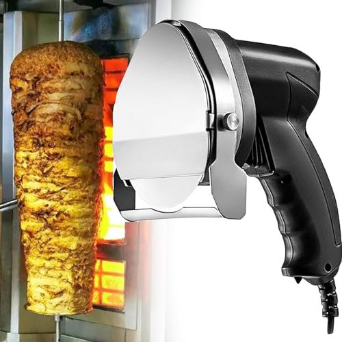 Weyot Electric Doner Kebab Slicer Doner Meat Cutter Kitchen Knife Machine, Commercial Electric Meat Slicer Handheld Slicer