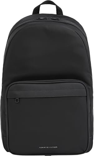 Tommy Hilfiger Herren Rucksack Repreve Elegant, Schwarz (Black), Einheitsgröße