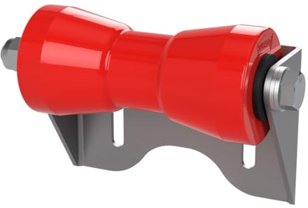 SUPROD Polyurethan Kielrolle mit Halter U Sliprolle Bootstrailer Sliphilfe verzinkt