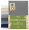 Dreamzie Premium Spannbettlaken 140x200cm bis 160x200cm Anthrazit, Spannbetttuch aus 100% Jersey Biobaumwolle, 150 g/m² - Oeko-TEX