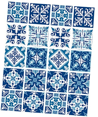 WHAMVOX 10pièces Autocollants De Carrelage Adhésifs Décoratives Pour Cuisine Et Salle De Bain Étanches Et Faciles à Poser Design Scandinave Élégant