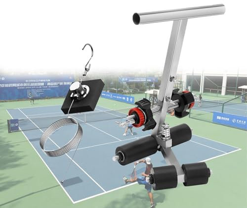 SFSLBFB Hand-Push Line Striping Machine, Tape Marking Machine with Drawing Circle Kit, Floor Tape Applicator, Basketball Court Marking Kit for Warehouse, Driveway, 45cm