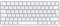 Apple Magic Keyboard: Bluetooth, wiederaufladbar. Kompatibel mit Mac, iPad oder iPhone; Italienisch, Silber (Generalüberholt)