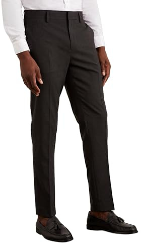 Burton Mens Essential Slim Suit Trousers (32R) (Charcoal)