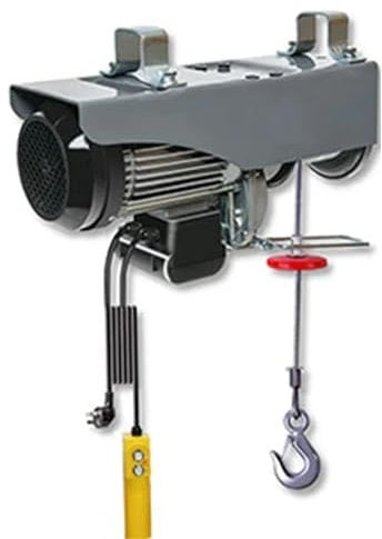 Polipasto Eléctrico Polipasto microeléctrico de 12m, 20m, 30m, grúa de 220V, polipasto de elevación pequeño para el hogar, grúa decorativa con cabrestante de 1 tonelada/0,5 T grua motor(30M)