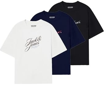 JACK & JONES Jorinwood Tee Ss Crew Neck FST 3Pk Mp