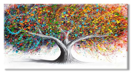 77iiAii Diamond Painting Erwachsene Groß 40x70cm, Diamant Painting Bilder Baum des Lebens, 5D Diamond-Painting Bastelset Geeignet Als Geschenk und Wanddeko