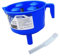 Hkfgdjdl Imbuto separatore, tipo imbuto per auto separatore di olio e acqua con quattro accessori per il montaggio del filtro