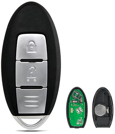 HYMOLKYE 46chip 2 Button Car Remote Key Fob Replacement For Nissan Micra K13 Cube Juke F15 Note E12 Navara NP300 Leaf Remote Fob 433MHZ