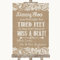 Burlap & Lace Wedding Sign Collection Burlap & Lace Dancing Shoes Flip-Flop Tired Feet Wedding Sign