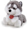 Trudi Fluffy Husky Plüschtier Weihnachts- und Geburtstagsgeschenk | 17x19x18cm | S | Fluffies | Modell 29047