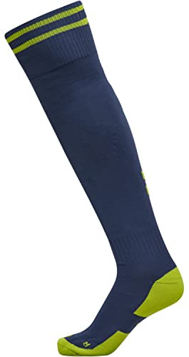 hummel Stutzen Element Football Sock 204046 Dark Denim/Lime Punch 31-34