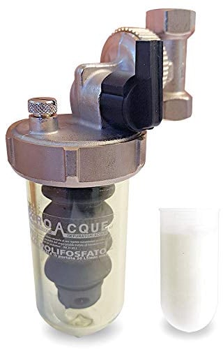 Dosatore proporzionale di polifosfati SLIM con by-pass e attacchi ruotabili a 45°