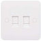 Schneider Electric Lisse White Moulded - Double Data Socket, CAT-5E, RJ45, GGBL7072C5S, White