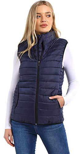 SS7 Womens Gilet Bodywarmer Jacket Navy