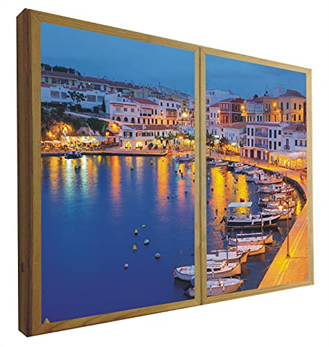 Falsche Fenster, dekorativ, beleuchtet