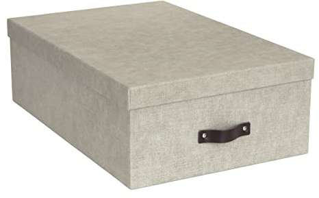BIGSO INGE 3er-Set Aufbewahrungsboxen für das Schlaf-, Kinder-, Arbeits- oder Badezimmer – Ordnungsbox mit Deckel – Aufbewahrungskisten in Leinenoptik – beige