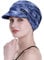 FocusCare Weiche Kappe für Damen in Chemotherapie, Bambus, Baseballkappe, bei Haarausfall, Turbane, Blue-F, One size