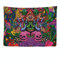 Ulticool - Psychedelischer Totenkopf - Wandteppich - 200 x 150 cm - großer Wandteppich - Poster Dekoration - Leinwand - Malerei - Zubehör
