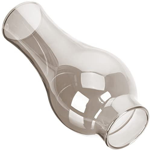 OSALADI Lampenschirm Petroleumlampe Petroleum Glaszylinder Öllampenkamin Mundgeblasener Klarglas-Kaminlampenschirm Ersatz für Vintage-Öllampen Die Flamme Nicht Erlischt